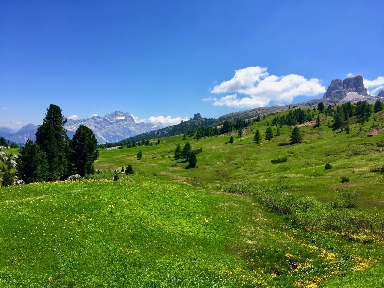 Passo Falzarego, Dolomites, Italy